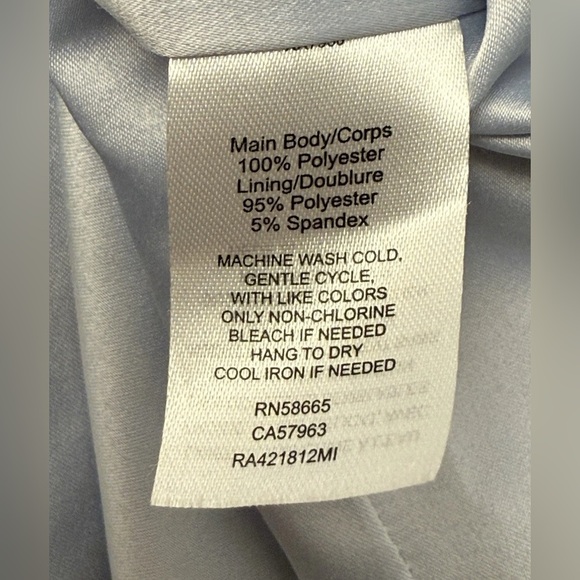 Rachel Parcell Blue & Pink Floral Blouse Women LS Lined Size L EUC Coquette Chic - Picture 9 of 13